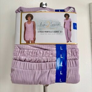 Live 2 Lounge Women's Purple Pajama Set